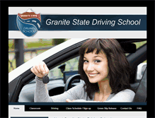 Tablet Screenshot of granitestatedrivingschool.com